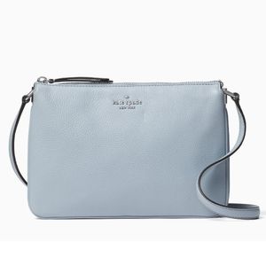 NWT Kate Spade Triple Gusset Crossbody - Blue